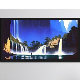 DEKORSTATION Blue Canvas Wall Art-image-92