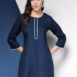 DAEVISH Women Sequinned Kurta-image-16