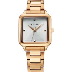 Titan Women Dial & Stainless Steel Straps Watch 95297WM01-image-11
