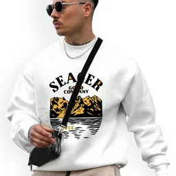 AUSK Men Full Sleeve Round Neck Printed Sweatshirt-picture-0