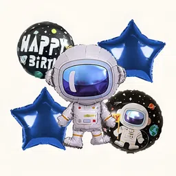 Special You 5Pcs Black & Blue Birthday Decor-11