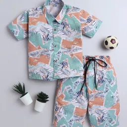 BAESD Boys Printed Shirt with Shorts-picture-47
