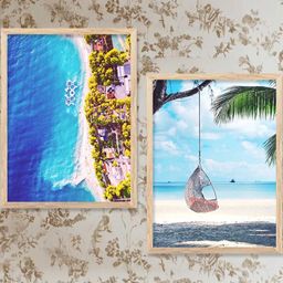 WALLLANE Brown Wood Wall Art-image-59