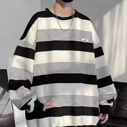 StyleCast x Revolte Men Striped Sweatshirt-picture-33