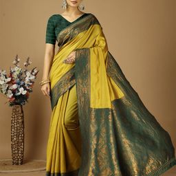 DIVASTRI Zari Art Silk Banarasi Saree-image-98