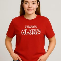 PVC RAIMENTS Women Typography Printed Pure Cotton T-shirt-picture-14