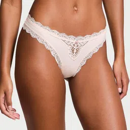 Victoria's Secret Women Low-Rise Lace Thong Briefs 1125067011T1-36