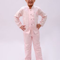 BAESD Boys Self Design Single-Breasted Two-Piece Suit-image-80