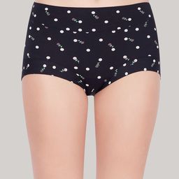 PLUMBURY Floral Printed Plus Size Hipster Briefs PL-PANTY-6058-BL-L-23