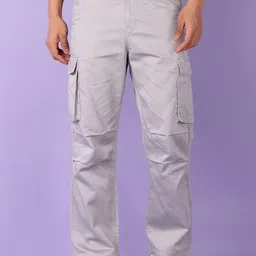 LIMEROAD Men Cargos Trousers-image-74