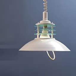 GAUVIK White Ceiling Lamp-1