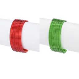 1ST TIME Set Of 24 Red Alloy Bangles-picture-8
