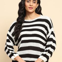 Global Republic Women Striped Pullover-image-90