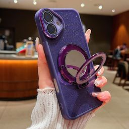 Luxury Kase Quirky Printed iPhone 16 Magnetic Stand Shockproof Back Case-picture-41