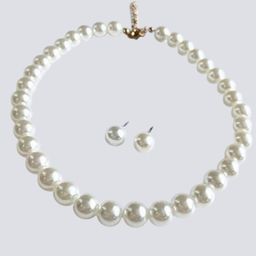 Gold Gold-Plated Beaded Jewellery Set-image-31