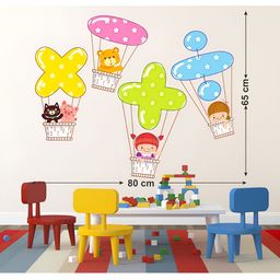 LANSTICK Kids With Balloons Wall Sticker-image-38