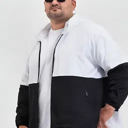 MAYKR Men Colourblocked Polyester Lightweight Bomber Jacket-31