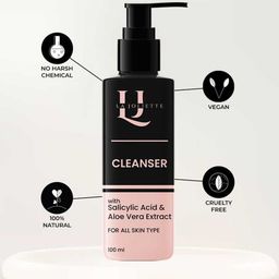 La Joliette Set Of 2 Salicylic Acid Face Cleanser With Aloevera - 100 ml Each image 3