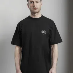 Moda Rapido Men Printed Applique T-shirt-image-87