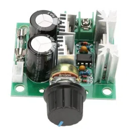 12V 10A PWM DC Motor Speed Controller image 3