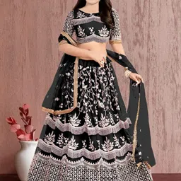 Girls Lehenga Choli with Dupatta Set-image-31