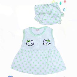 SHAKTI CREATION Polka Dot Print A-Line Dress-1