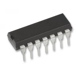 74HC20 Dual 4-input NAND Gate IC (7420 IC) DIP-14 Package image 1