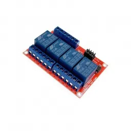 4 Channel Relay Module 5V High and Low Level Trigger Relay Module image 1