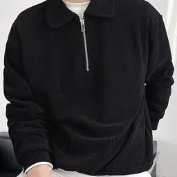 StyleCast x Revolte Men Shirt Collar Pullover Sweatshirt-image-95