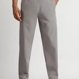 Reebok Men Brand Logo Printed Mid-Rise Track Pants-image-81