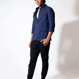 VIVEK KARUNAKARAN Men Open Front Jacket image 2
