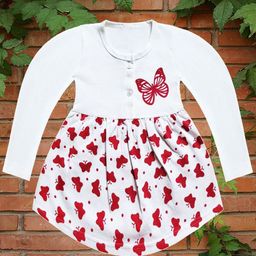 KidzzCart Girls Printed Fit & Flare Dress-image-27