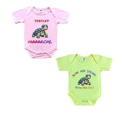 Cute Pals Kids-Unisex Multicoloured Cotton Rompers-image-90