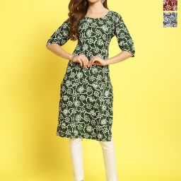 Anouk Rustic Pack Of 3 Women Ethnic Motifs Printed Straight Kurta-image-49