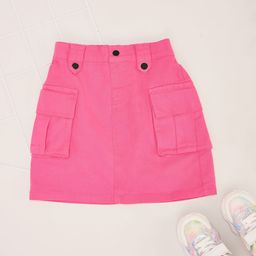 Pantaloons Junior Girls Pure Cotton Midi Straight Skirts-picture-31