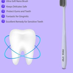 CARE CUB Set Of 2 ZigZag Ultra Soft Toothbrush image 3
