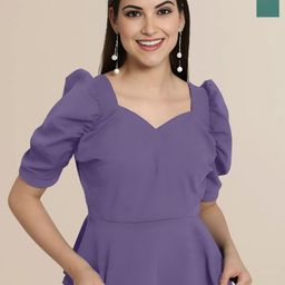 Mast & Harbour Women Pack of 2 Solid Regular Tops-image-94