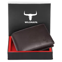 WILDNAPA Men Leather Two Fold Wallet-41