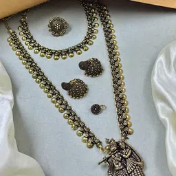 NAMAN ARTS Gold-Plated Jewellery Set-picture-43