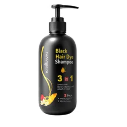 krsavn 3 In 1 Black Hair Dye Shampoo- 300ml-19