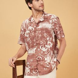 7 Alt by Pantaloons Men Opaque Printed Casual Shirt-picture-27