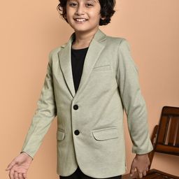 PRINTCULTR Kids Boys Slim-Fit Single Breasted Blazer-image-8