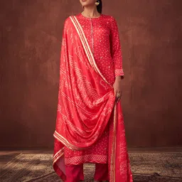 SAUNDH Floral Printed Unstitched Dress Material-image-7