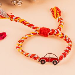 Kicky And Perky Kids 925 Sterling Silver Car Wraparound Rakhi-52