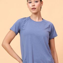Fitkin Women Striped Anti Odour Pockets T-shirt-image-97