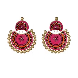 Mridah Crescent Shaped Chandbalis Earrings image 5