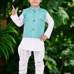 NEW GEN Boys Regular Kurta with Pyjamas-picture-38