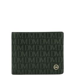 Da Milano Men Brand Logo Printed Leather Two Fold Wallet With RFID Feature-picture-29
