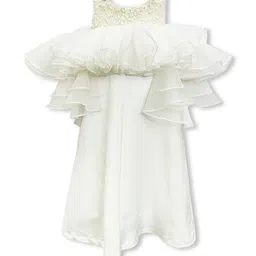 Alyaansh Couture Girls Embellished Ruffles Chiffon A-Line Maxi Dress-picture-37