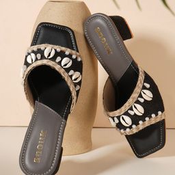 Anouk Ethnic Block Sandals-32